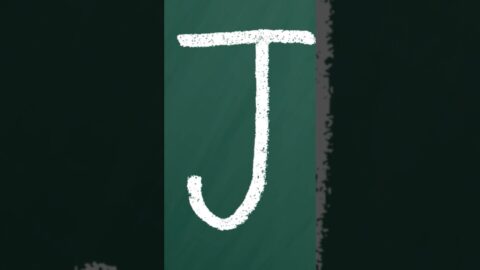 Let’s Learn How to Write Letter J With THE KIBOOMERS. #shorts