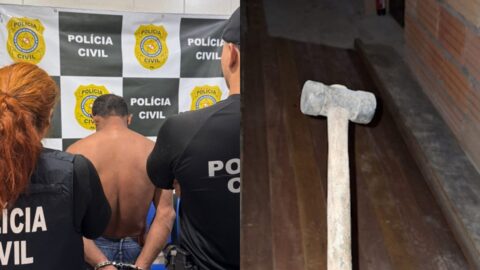 Homem é preso suspeito de agredir  a própria mãe idosa com marreta em São Miguel do Guamá
